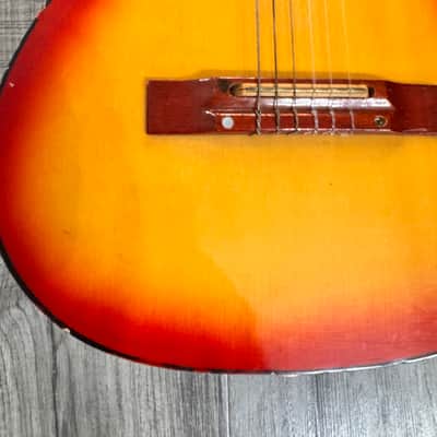 Kay Silvertone Sears Roebuck S501K 1970 - Sunburst Flamed image 2