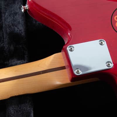 2024 Fender MIJ Japan Hybrid II Jazzmaster Quilt Red Beryl Quilt Top HSC image 10