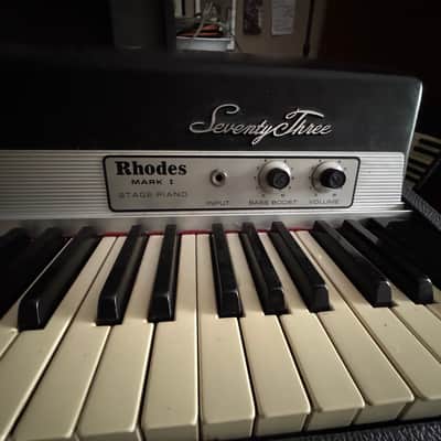 1976 Fender Rhodes Mark I Stage Piano (73-Key) — Special Factory Stereo Output-Janus I image 3