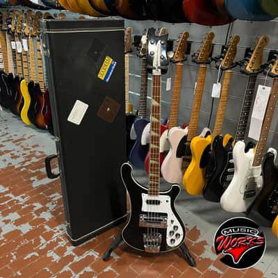 Rickenbacker   1978 4001 Jet Glo Black Year True Vintage image 4