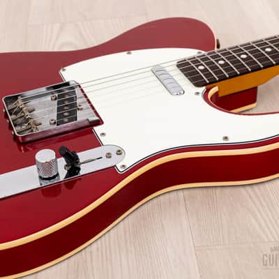 1989 Fender Telecaster Custom ‘62 Vintage Reissue TL62B-650 Candy Apple Red A-serial, Japan MIJ Fujigen image 6