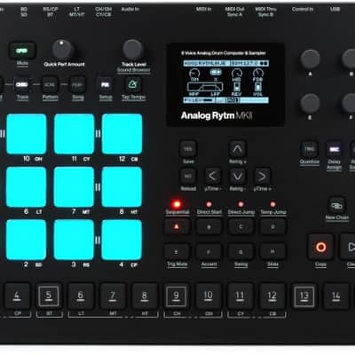 Elektron Analog Rytm MKII 8-voice Analog Drum Computer and Sampler (AnalogRytm2Bkd2)