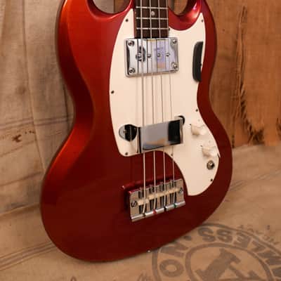 Gibson Melody Maker Bass SG EB 1968 - Sparkling Burgundy Metallic image 6