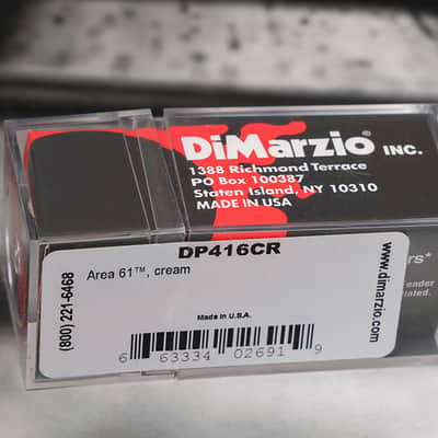 DiMarzio DP416CR Area 61 Single Coil Pickup - Cream image 2