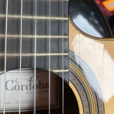 Cordoba Solista CE Spruce 2013 - Natural, Good, Top Cracks, SKU: I265732 image 8