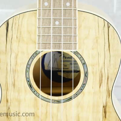 Fender Zuma Exotic Concert Ukulele - Natural Spalted Maple image 4