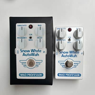 Mad Professor Snow White Auto Wah with Guitar/Bass Switch 2010s - White image 1