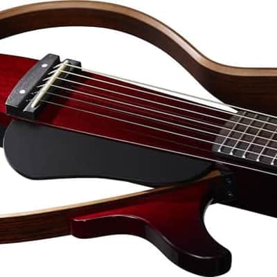 Yamaha SLG200S Silent Guitar - Crimson Red Burst image 3