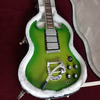 Gibson SG Deluxe 2013 - Lime Burst image 2
