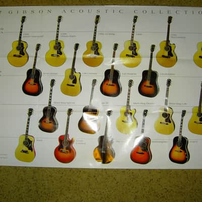 (2) B.B.King Gibson guitar posters from 1994 Mint image 2