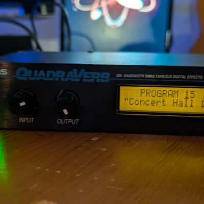 Alesis QuadraVerb 20k Bandwidth Simultaneous Digital Effects Processor 1990s - Black image 6