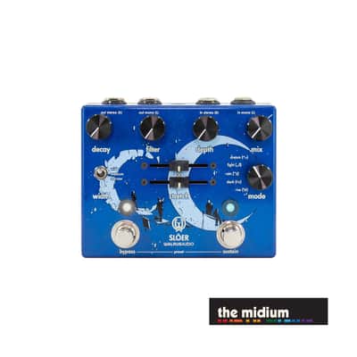 Walrus Audio Slöer stereo multi-texture reverb pedal - Lollipop Blue image 2