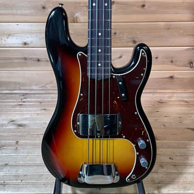 Fender James Jamerson 1962 Precision Electric Bass Guitar - 3-Tone Sunburst image 1