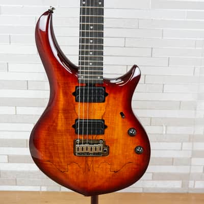 Sterling MAJ200X SM John Petrucci Signature - Blood Orange Burst image 1