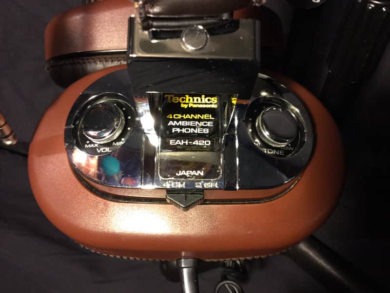 Technics EAH-400 4ch アンビエンスヘッドホン 松下電器 Vintage Technics EAH-420 : 4 Channel Ambience Headphones by