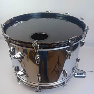 Slingerland 14x24" Jazz Rock Bass Drum Virgin 1970 3Ply Chrome Over Wood COW USA image 17