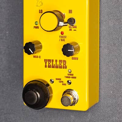mc_PuP YELLER9V-2 Wah/Overdrive Pneumatic Foot Pedal image 1