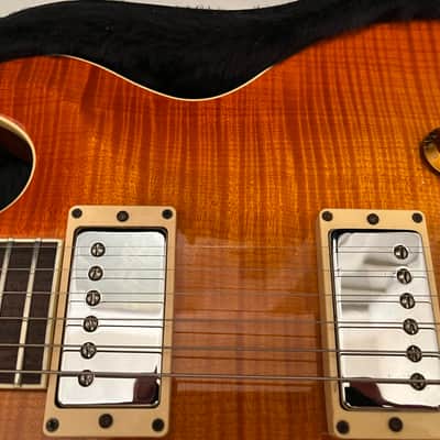 RARE! Hamer USA Monaco Super Pro Singlecut 2003 Cherry Sunburst Case_284_ image 3