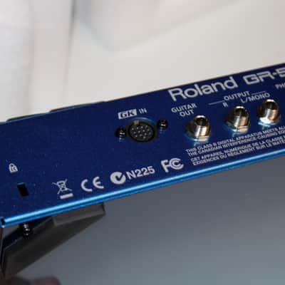 New Open Box Roland GR-55 Guitar Synthesizer Blue complete with GK-3 pickup image 11