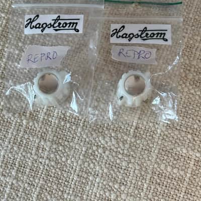 Hagstrom Reproduction knobs - White 2 pcs image 1