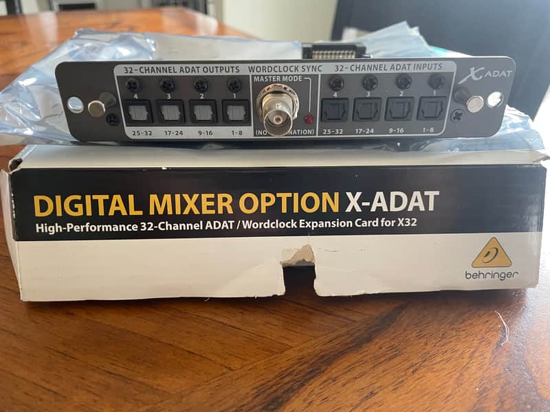Behringer X-ADAT 32-Channel ADAT Expansion Card for X32 2010s - Standard image 1