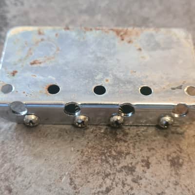 Pre CBS 1962 Fender Precision bass bridge also good for a Jazz 1960 1961 1963 1964 image 4