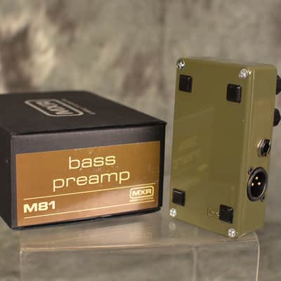 MXR Bass Preamp M81 NEW w FREE Same Day Shipping, Patch Cable & 9V Power Supply Included image 2