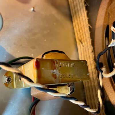 1963 Fender Princeton 6G2 Brownface Combo Tremolo non reverb image 12