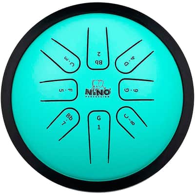 Nino Small Steel Tongue Drum, G Minor Regular  Mint Green image 2