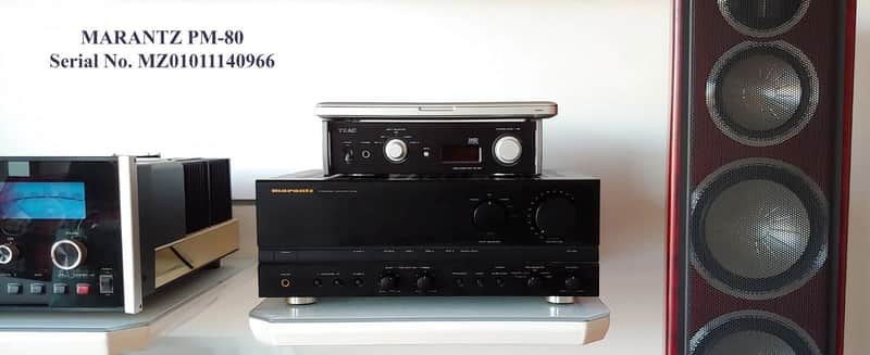 * * * Audiophile MARANTZ PM-80 Solid State Stereo Integrated Amplifier - TIME CAPSULE !!! * * * image 1