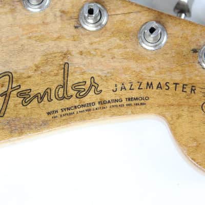1963 Vintage Fender Jazzmaster NECK Brazilian Rosewood ~Refinished~ USA 1960s Pre-CBS L-Series image 14