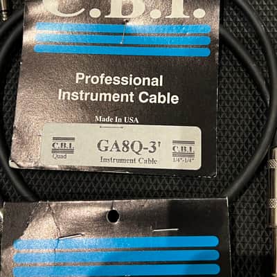 CBI Cables GA8Q-3 & GA3-3 Mid 90’s - Black image 3
