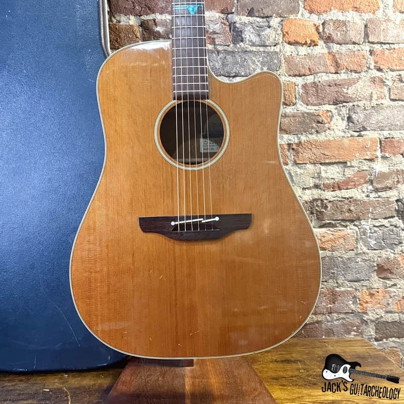 Takamine MIJ Santa Fe ESF-10c Acoustic Electric Guitar (1990s - Natural) image 1