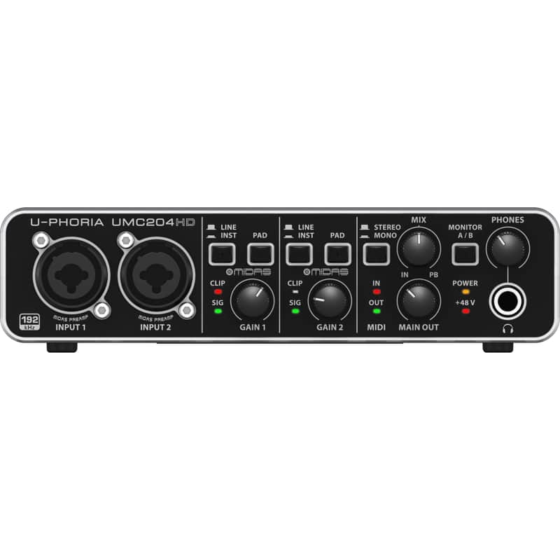 Behringer UMC204HD U-Phoria - USB Audio Interface image 1
