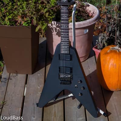 Schecter  Demon V Floyd Rose Satin Black Duncan Design pickups image 1