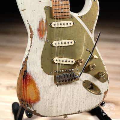 Paoletti Alfa Loft SSS Maple Neck “Stratospheric” S-Style – Heavy White image 3