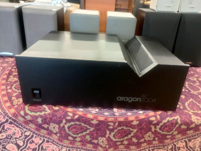Aragon 2004 Dual Mono Power Amplifier - Black image 1