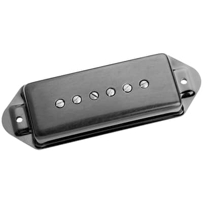 AN3466 Antiquity P90 Dog Ear Bridge Black Seymour Duncan image 1