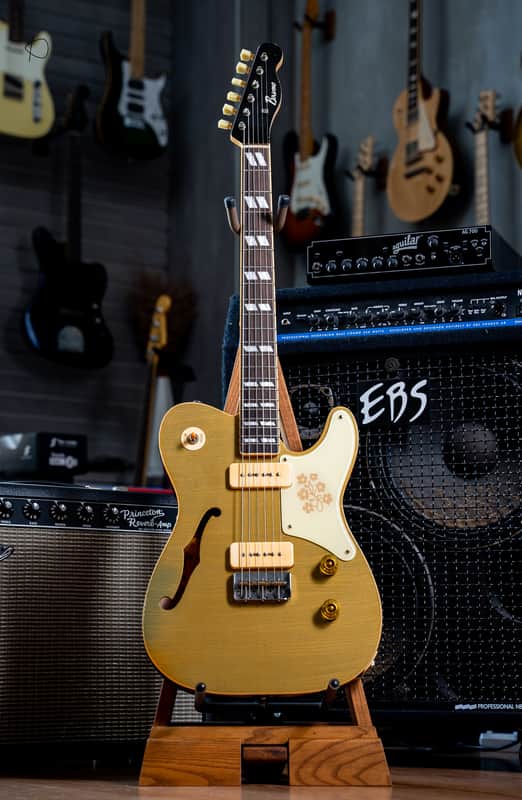 Bruno Guitars TN-295 Relic - Brass Powder Gold | Reverb
