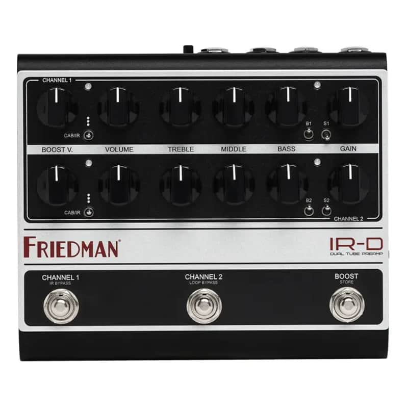 Friedman IR-D Dual Tube Preamp 2024 - Present - Black / Silver image 1