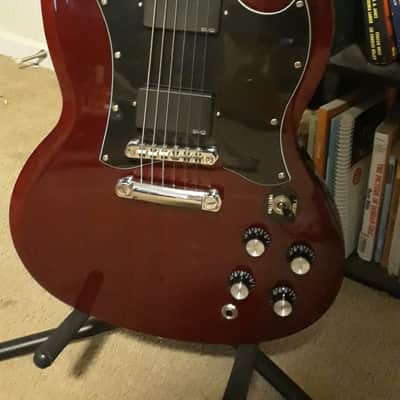 Epiphone SG Standard Dark Cherry 2006 Limited Edition / Custom shop / with EMG active pickups with hard case image 8