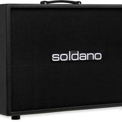 Soldano Straight Guitar Speaker Cabinet (120 Watts, 2x12"), Black, 8 Ohms image 2