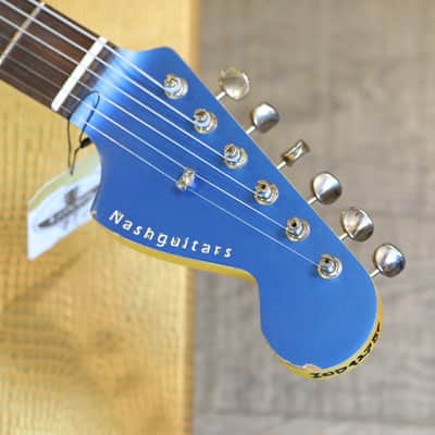 2024 Nash JM-63/MH Alder Electric Guitar Relic Lake Placid Blue + OHSC image 12