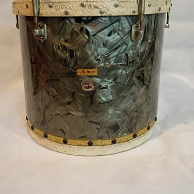 Ludwig&Ludwig 12x14 tack bottom ton drum 1920s - Black Diamond Pearl BDP image 1