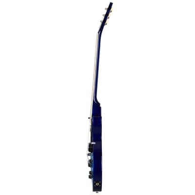 Gibson Les Paul Studio Electric Guitar with Softshell Case - Blueberry Burst image 3