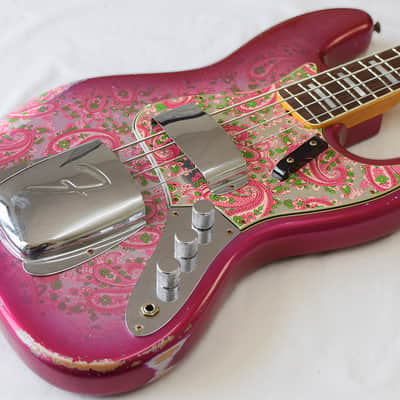 Fender Jazz Bass Custom Hv-Relic Pink Paisley image 9