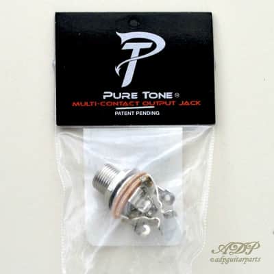 Pure Tone Mono Multi-Contact 1/4 in. Output Jack Nickel No More Crackle! PTT1 image 10