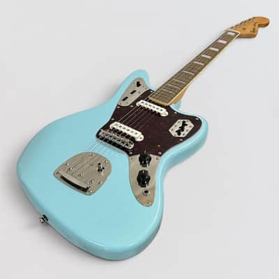 Fender Squier Classic Vibe '70s Jaguar FSR Limited-Edition Electric Guitar - Daphne Blue image 10
