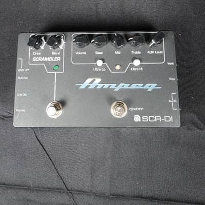 Ampeg SCR‑DI Bass DI Preamp with Scrambler Overdrive 2010s - Black image 1