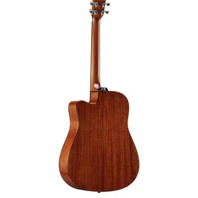 Alvarez AG66CESHB Deluxe Grand Auditorium Acoustic Electric Guitar - Mahogany image 5